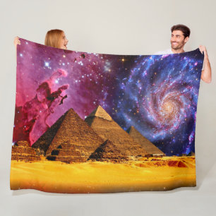 PYRAMID NEBULA FLEECE BLANKET
