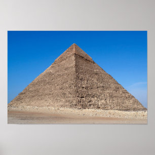 Pyramid of Cheops - Cairo, Egypt Poster