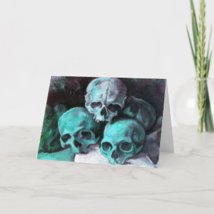 Pyramid of Skulls After Cezanne Card