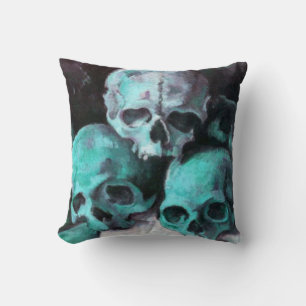 Pyramid of Skulls After Cezanne Cushion