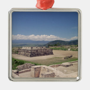 Pyramid of the Feathered Serpent Metal Tree Decoration