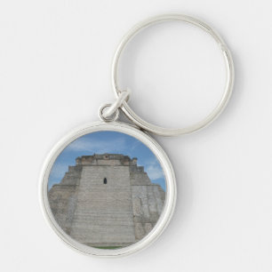 Pyramid of the Magician, Uxmal, Yucatan, Mexico Key Ring