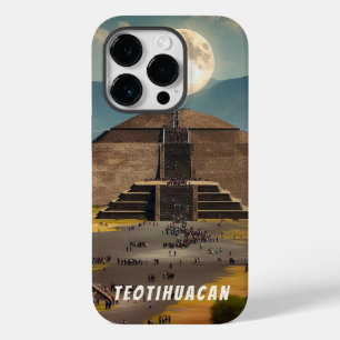 Pyramid of the Moon, Teotihuacan, Mexico Travel Case-Mate iPhone 14 Pro Case