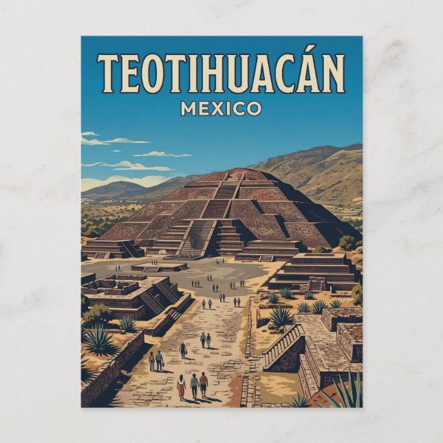 Pyramid of the Sun Postcard (Front)