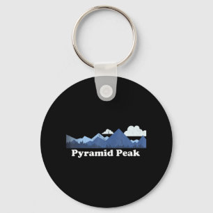 Pyramid Peak Bagger New York NY Climbing Hiking Key Ring