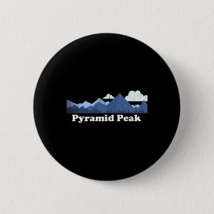 Pyramid Peak Bygger New York Ny Climbing Hiking  6 Cm Round Badge