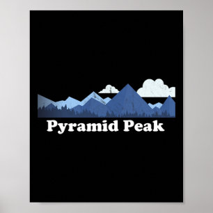Pyramid Peak Bygger New York Ny Climbing Hiking Poster