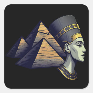 Pyramid Queen Sticker