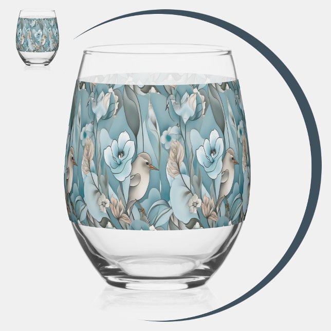 Pyramid Reflection Stemless Wine Glass (Pyramid Reflection Stemless Wine Glass (Front & Left)
)