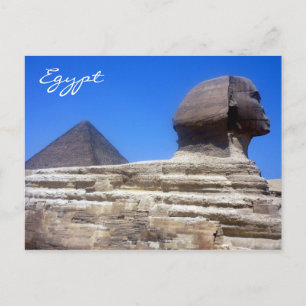 pyramid sphinx postcard