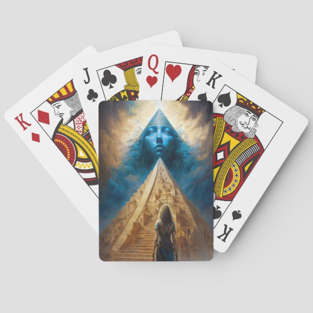 Pyramid Visionary Surreal Playing Cards (Back)