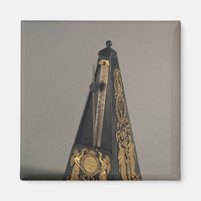 Pyramidal metronome, 1815 magnet (Front)