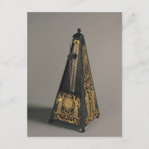 Pyramidal metronome, 1815 postcard