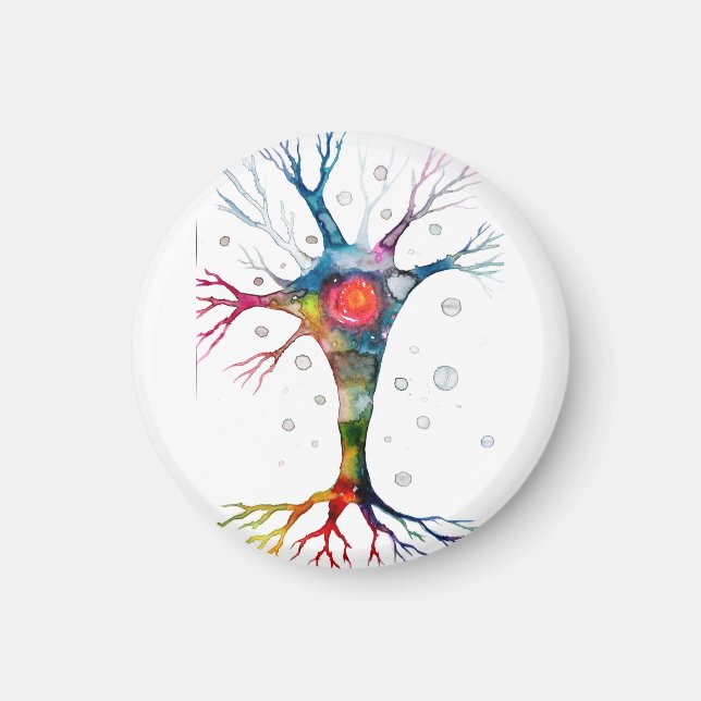 Pyramidal neuron in the neocortex magnet (Front)