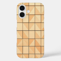 Pyramidal Wood Blocks: A Textured Geometric Patter