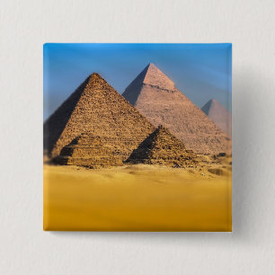 Pyramids 15 Cm Square Badge