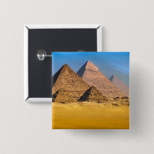 Pyramids 15 Cm Square Badge