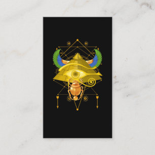 Pyramids Ancient Egypt Pharoah Horus Eye Business Card