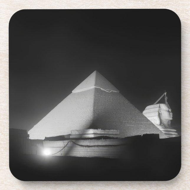 pyramids and sphinx coaster (Front)