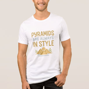 Pyramids Are Always in Style - Egyptian Heritage T Tri-Blend Shirt