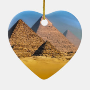 Pyramids Ceramic Ornament