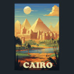 Pyramids Egypt Famous Travel Place Poster<br><div class="desc">Pyramids Egypt Vintage Famous Travel Place</div>