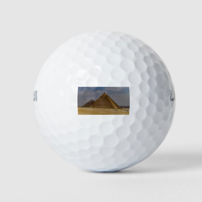 Pyramids, Egypt, Golf Balls (Front)