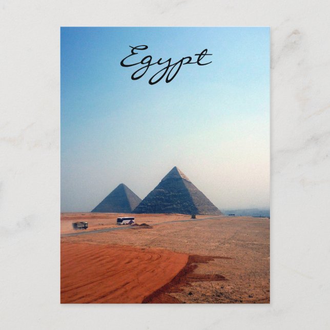 pyramids egypt postcard (Front)