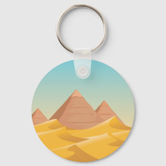 Pyramids Key Ring