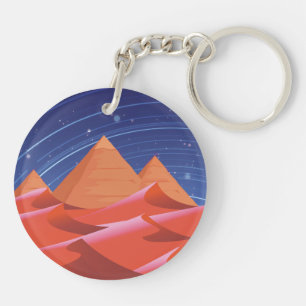 Pyramids Key Ring