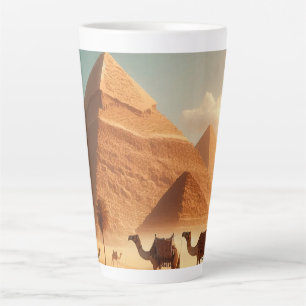Pyramids Latte Mug