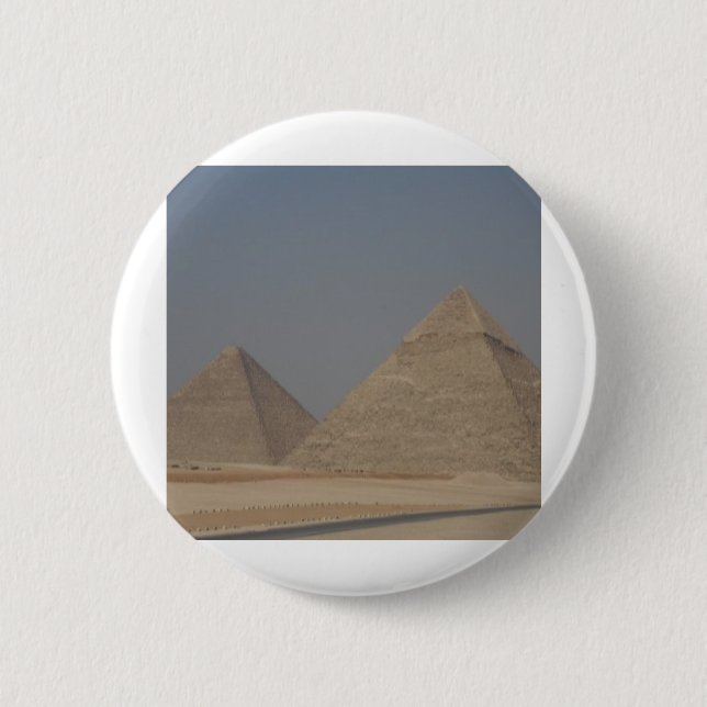 pyramids of Egypt 6 Cm Round Badge (Front)