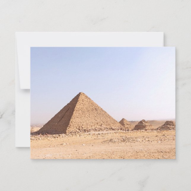 Pyramids of Egypt  Invitation (Front)