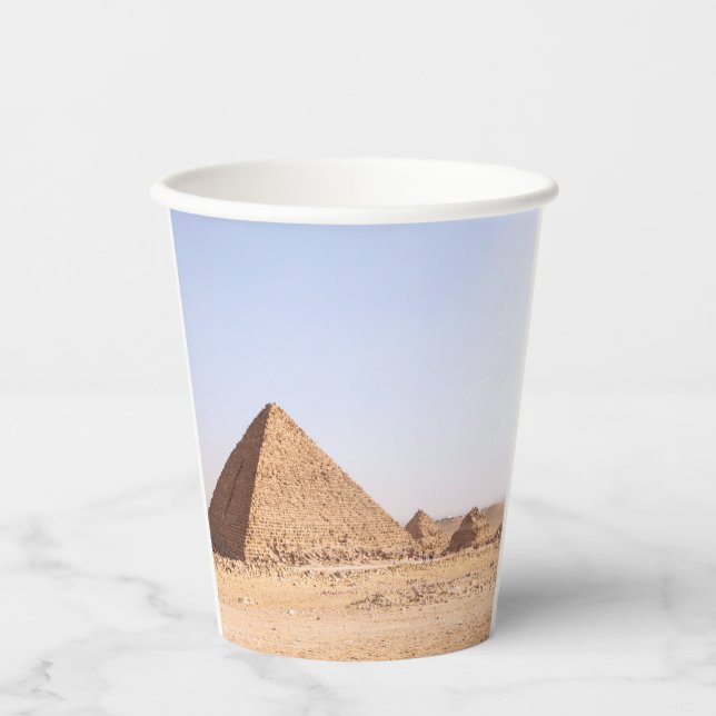 Pyramids of Egypt Paper Cups (Front)