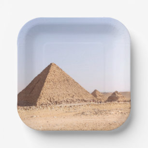 Pyramids of Egypt Paper Plate