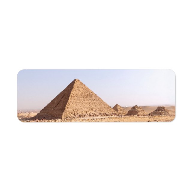Pyramids of Egypt  Return Address Label (Front)
