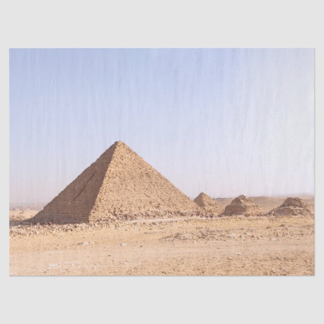 Pyramids of Egypt  Tissue Paper (Front)