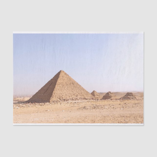 Pyramids of Egypt  Tissue Paper (Front)