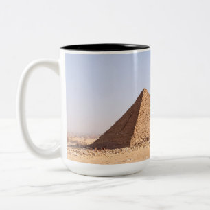 Pyramids of Egypt Two-Tone Coffee Mug