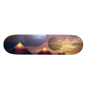Pyramids of Enlightenment Skateboard