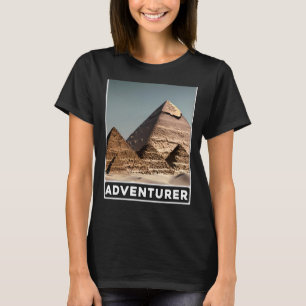 Pyramids of Giza Cairo Egypt Adventurer T-Shirt