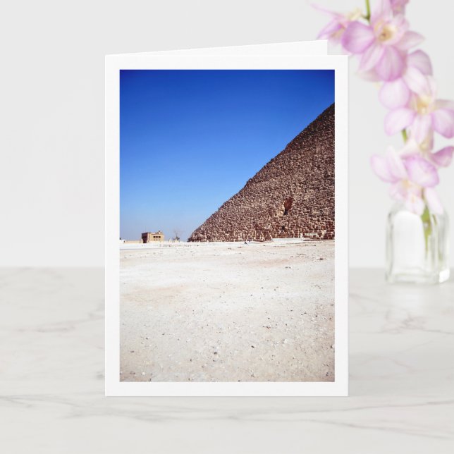 Pyramids Of Giza, Cairo, Egypt Card (Orchid)