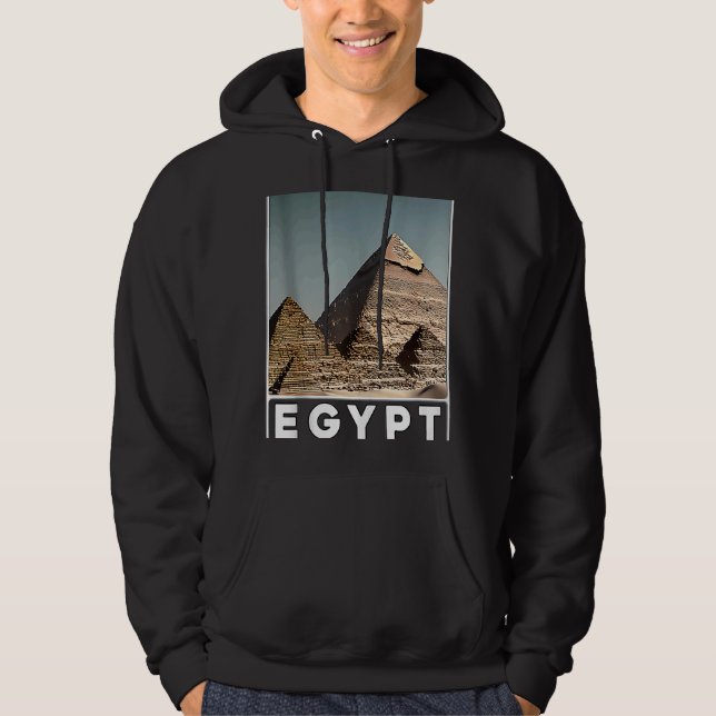 Pyramids of Giza Cairo Egypt  Hoodie (Front)