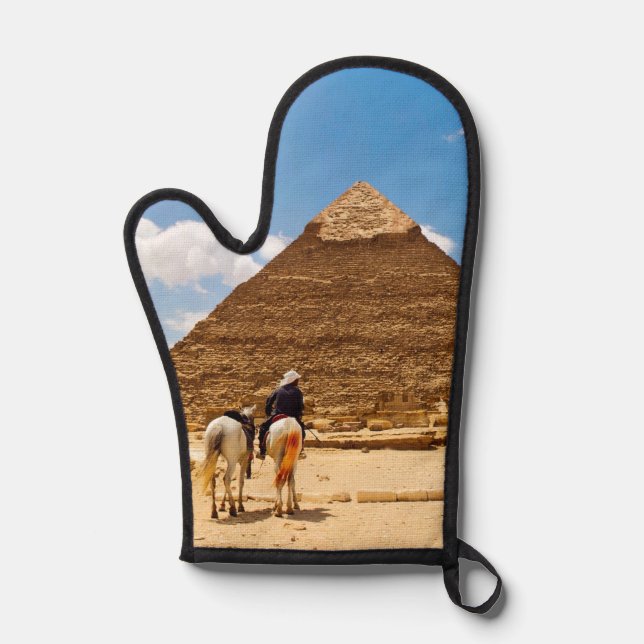 Pyramids of giza oven mitt (Front)