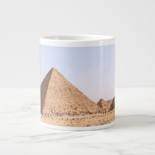 Pyramids of Giza Photography Large Coffee Mug