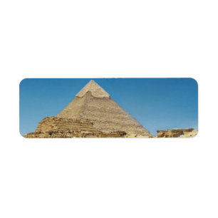 Pyramids of Giza Photography Return Address Label