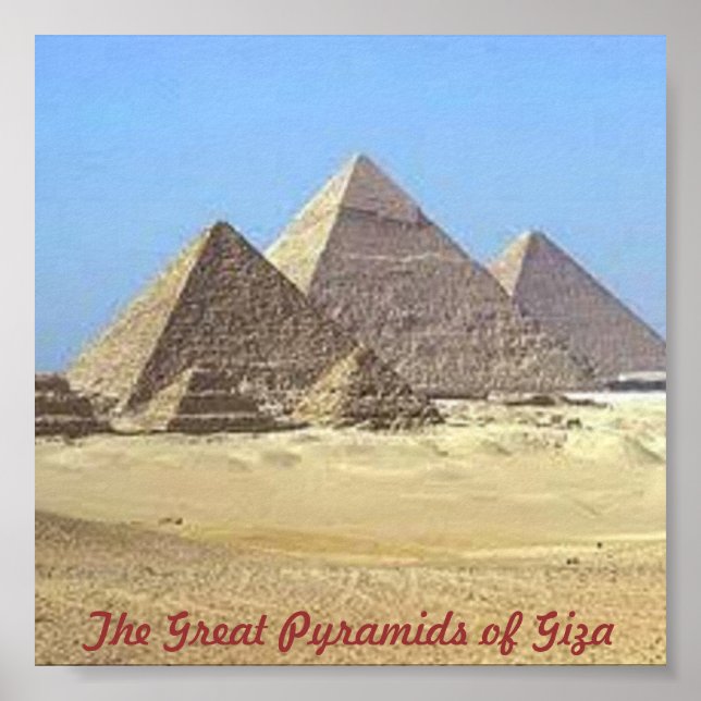 Pyramids of Giza Poster (Front)