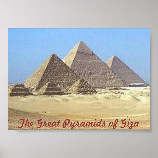 Pyramids of Giza Poster (Front)