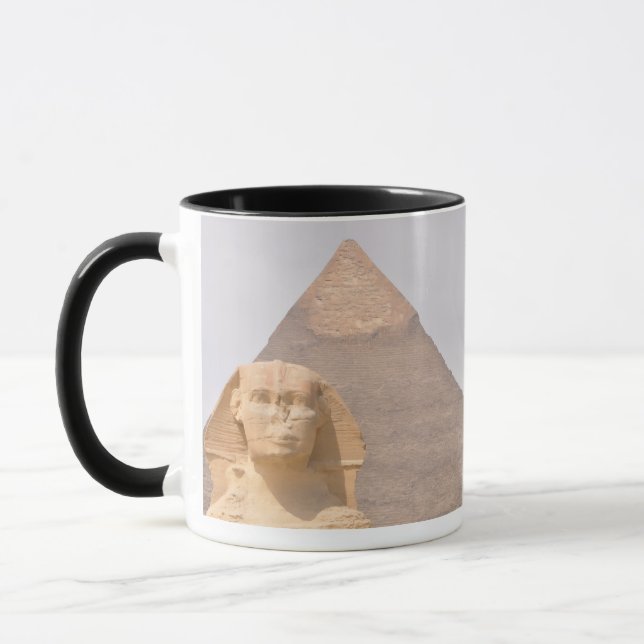 Pyramids Of Giza & Sphinx Ancient Egypt Pharaohs Mug (Left)