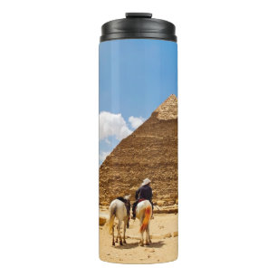 Pyramids of giza thermal tumbler
